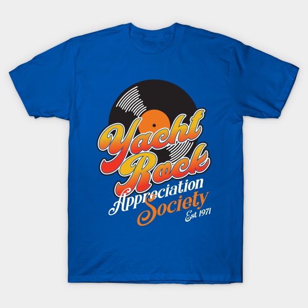 Yacht Rock Appreciation Society T-Shirt by MindsparkCreative